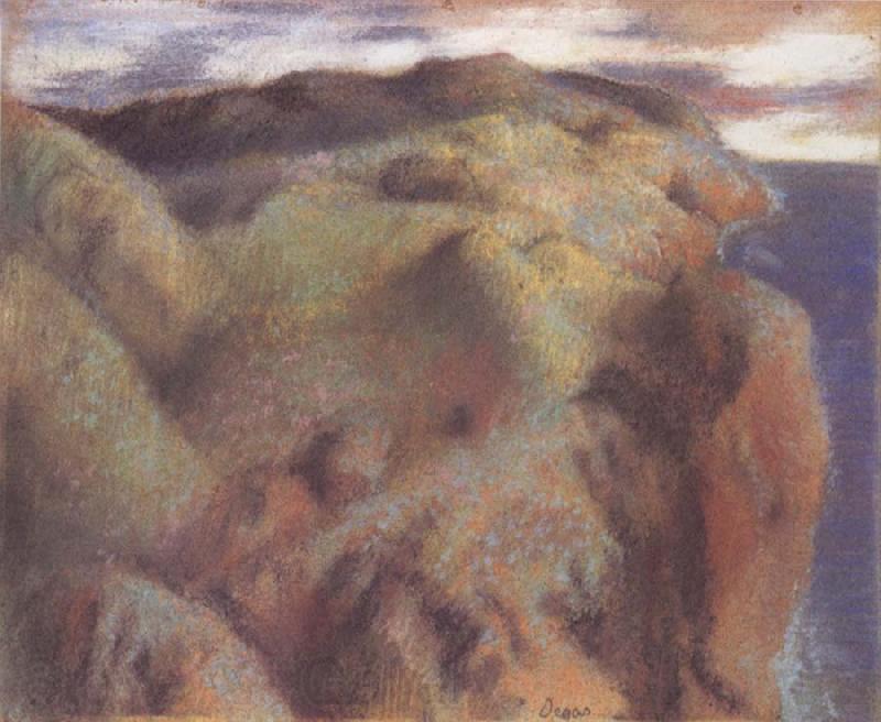 Edgar Degas Landscape Spain oil painting art